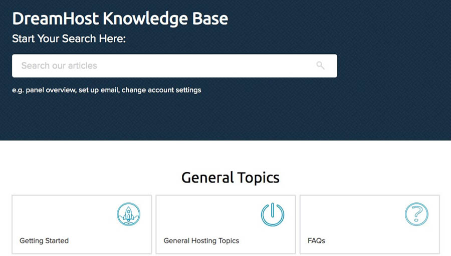 ‘The DreamHost Knowledge Base’.