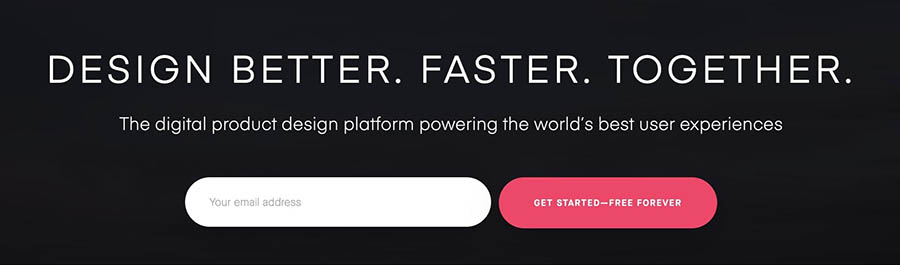 The InVision prototyping platform.