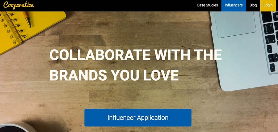 “The Cooperatize micro-influencer platform.”