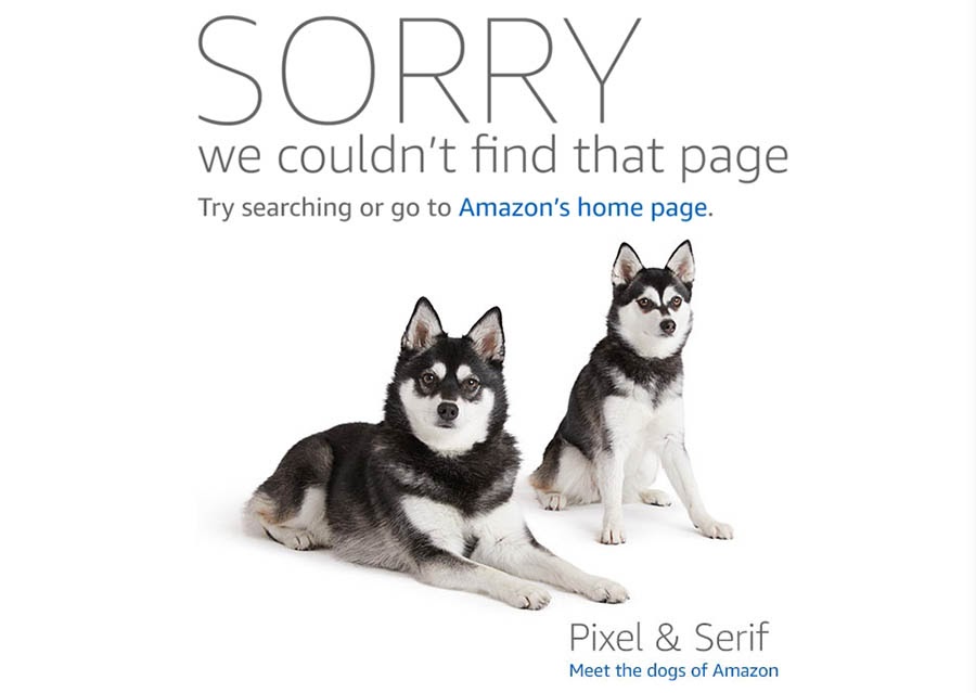 “A 404 error from Amazon.”