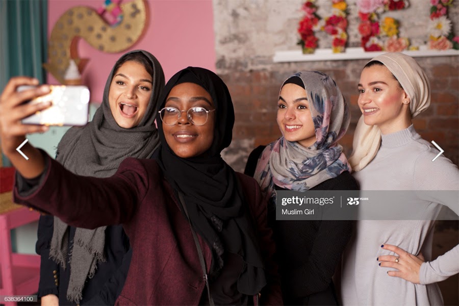 Example stock image from the MuslimGirl.com collection